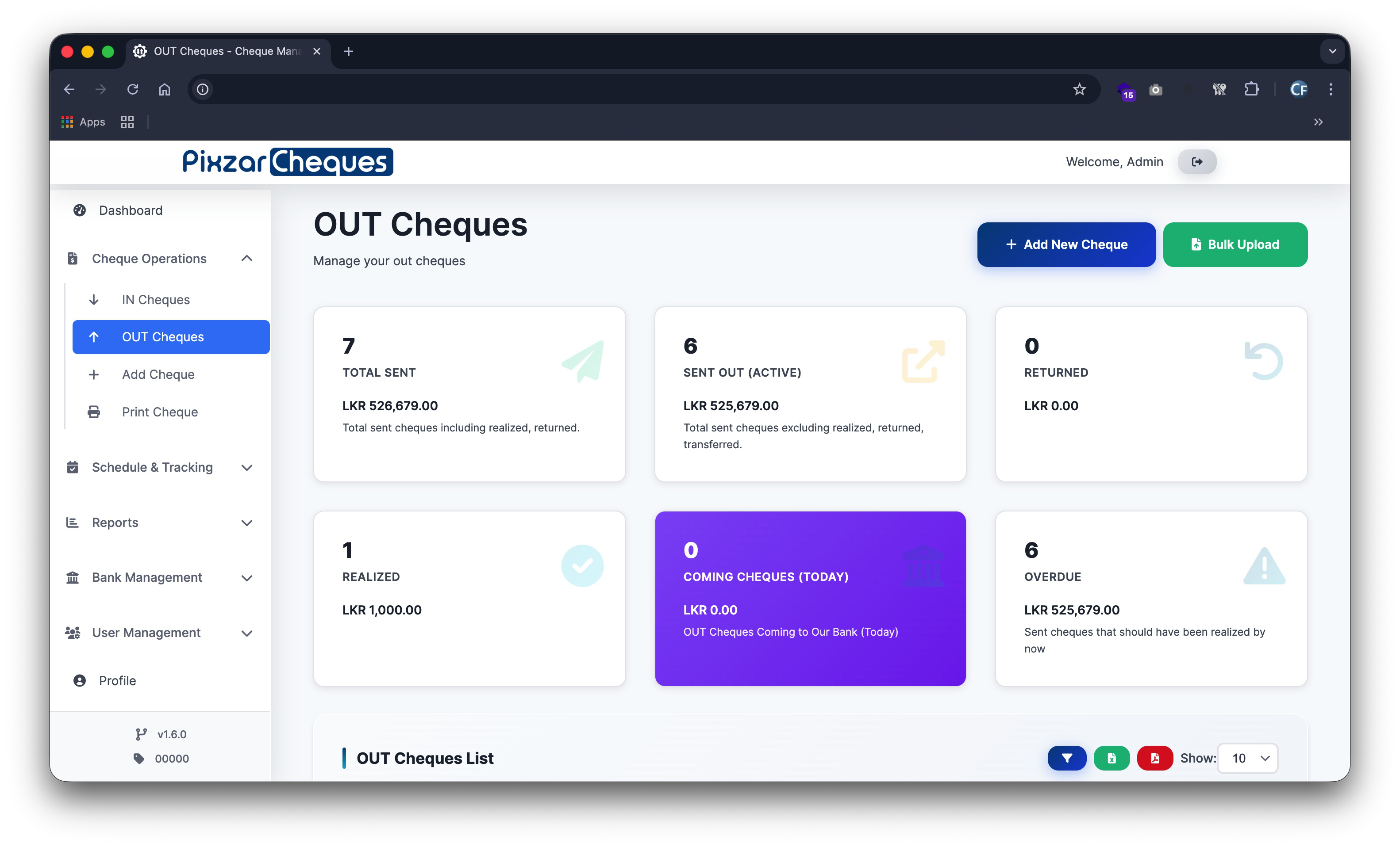 PixzarCheques Screenshot 3