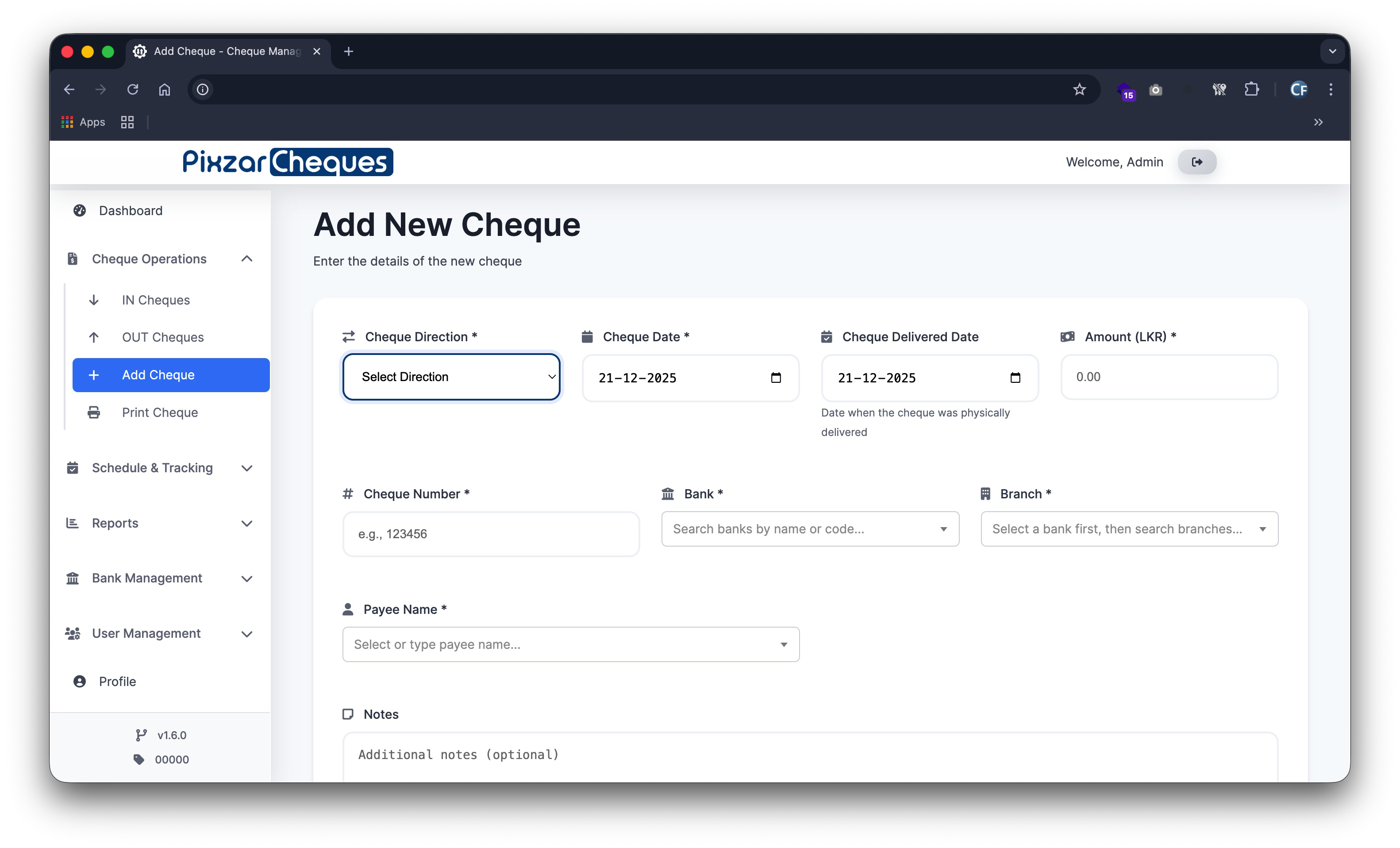 PixzarCheques Screenshot 4