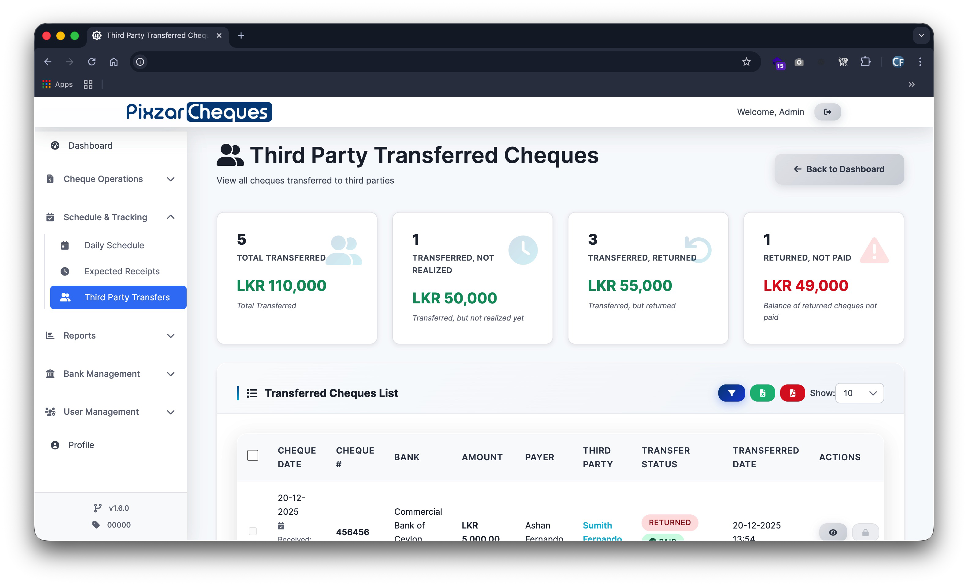 PixzarCheques Screenshot 8
